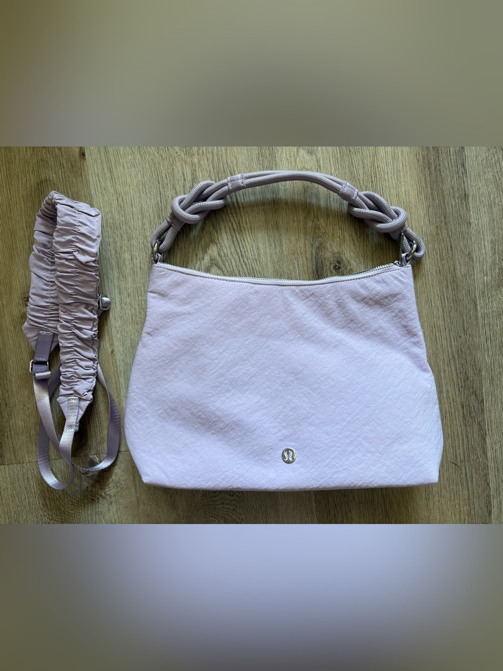 Lululemon Convertible Ruched Crossbody Bag